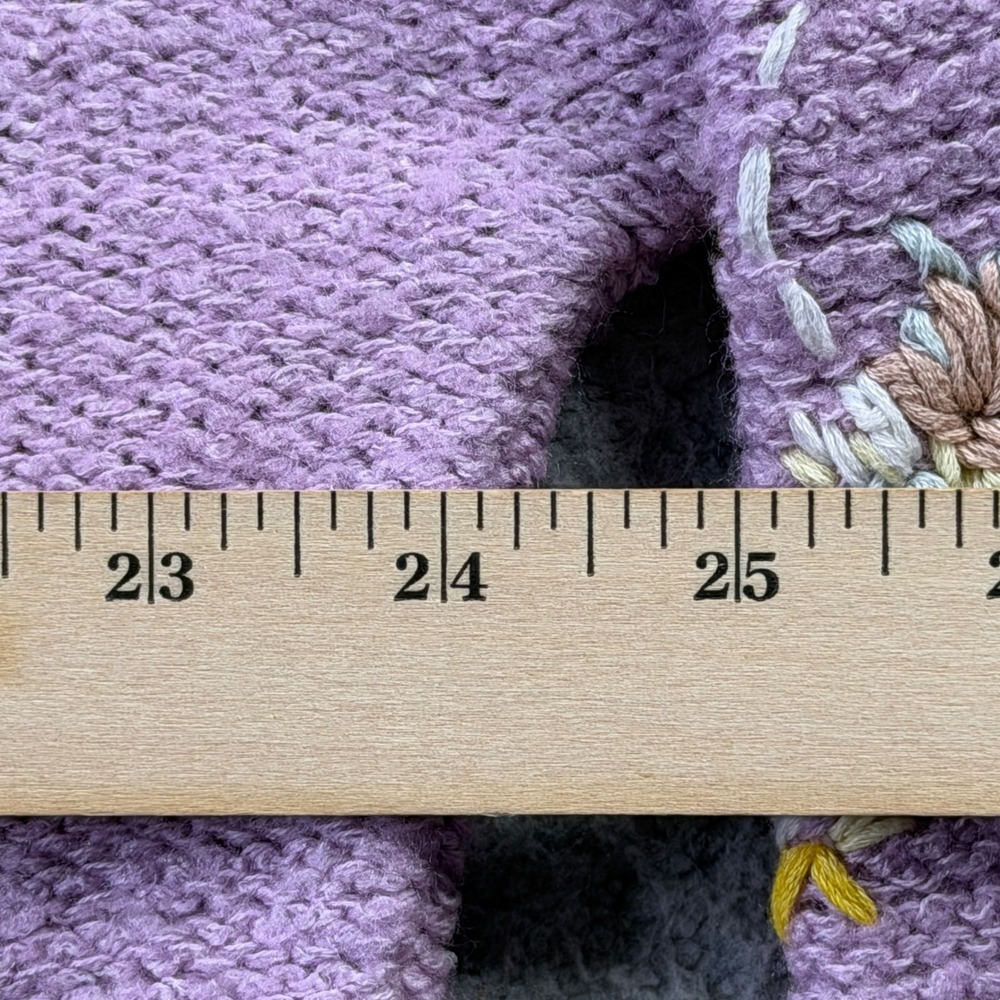Free People Buttercup Embroidered Lavender Pullover Hoodie Sweater Womens S NWT - Picture 9 of 11